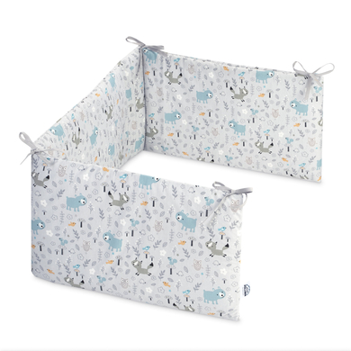 JULIUS ZÖLLNER Tour de lit bébé Comfort Soft Smart Friends 180x35 cm
