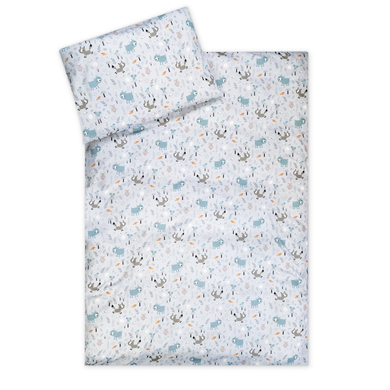 JULIUS ZÖLLNER Ropa de cama Jersey Smart Friends 100 x 135 cm