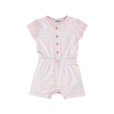 JACKY Combicourt bébé manches courtes rayures rose