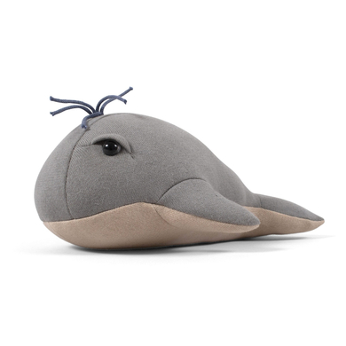 Filibabba Peluche Willie la baleine gris