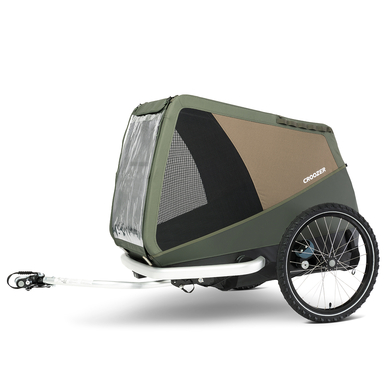 CROOZER Remorque de vélo pour chien Dog Mikke Moss green