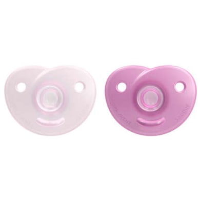 Image of Philips Avent Ciuccio Soothie SCF099/22 0-6m rosa, incluso contenitore sterilizzante, 2 pezzi059