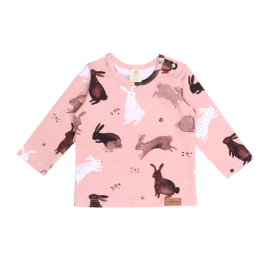 Walkiddy T-shirt enfant Happy Rabbits rose