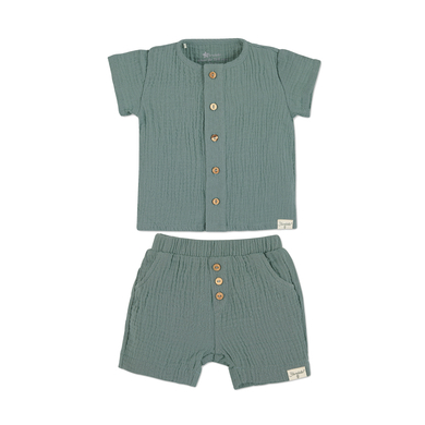 Sterntaler T-shirt enfant pantalon court vert foncé