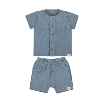 Image of Sterntaler Set camicia con pantaloncini blu chiaro059