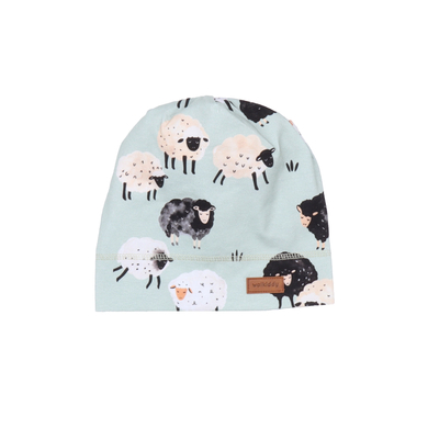 Walkiddy Bonnet enfant Fluffy Sheeps vert