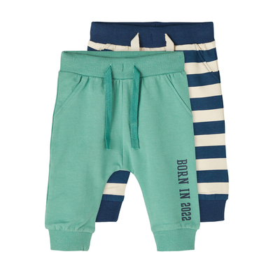 name it Lot de 2 pantalons sweat Nbfbjarne Frosty Spruce