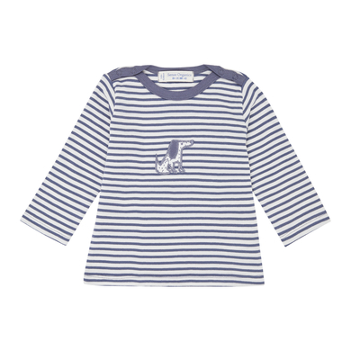 Sense Organics T-shirt à manches longues, blue-grey stripes