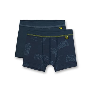 Sanetta Hip shorts double pack bleu foncé