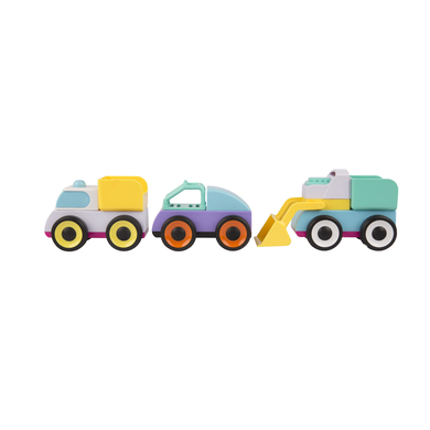 playgro Figurines véhicules Mix & Match lot de 3