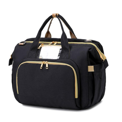 Stella Bag Sac à langer transformable noir