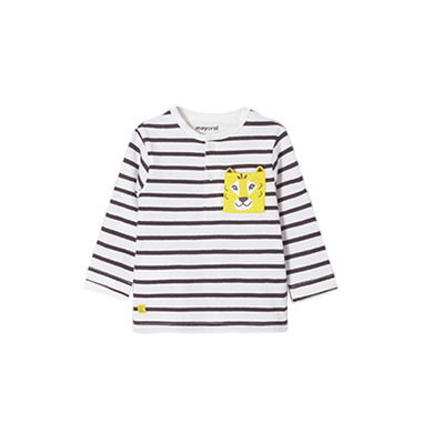 Mayoral T-shirt à manches longues rayures
