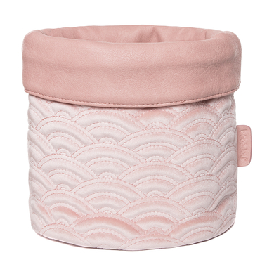 bébé-jou® Panier de rangement Velvet Mellow Rose