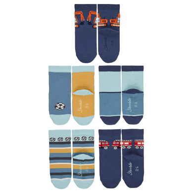 Levně Sterntaler Dětské ponožky 5-pack chlapci modré