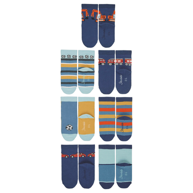 Sterntaler Chaussettes boîte de 7 bleu