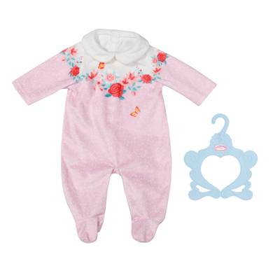 Zapf Creation Vêtement de poupée grenouillère fleurs rose Baby Annabell® 43 cm