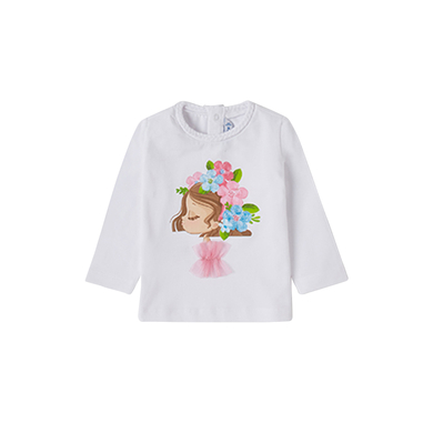 Image of Mayoral Maglia a manica lunga, ragazza con fiori059