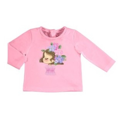 Mayoral T-shirt à manches longues Fleur