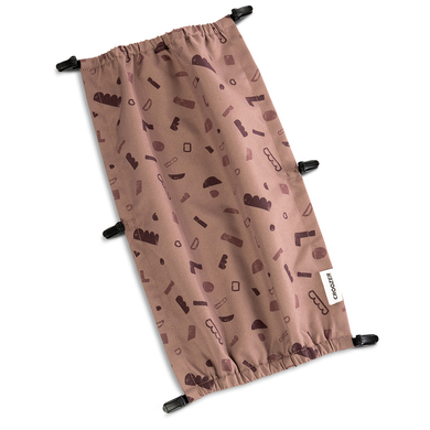 CROOZER Solskjerm Rød mønstret for Kid enkeltseter