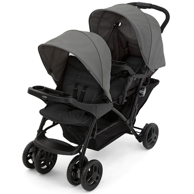 Seebaby Fold Twins Poussette Double Pram Deux places peut résister / Sit  Fit bébé et enfants Nouveau-nés transport de charge 130 kg Poussette