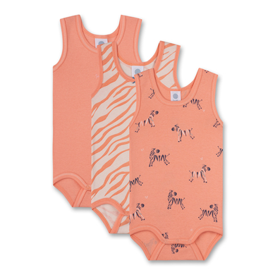 Sanetta Body sans manches pack de 3 rose