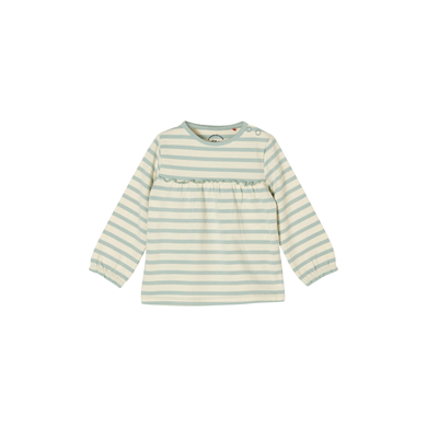 s. Olive r T-shirt à manches longues aqua stripes