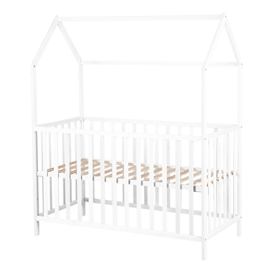 kindsgard Lit cabane enfant lillehus bois 60x120 cm blanc