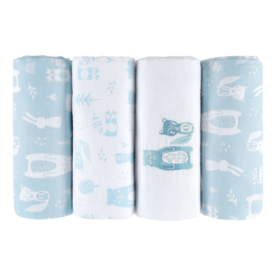 kindsgard Langes enfant handklad bleu lot de 4