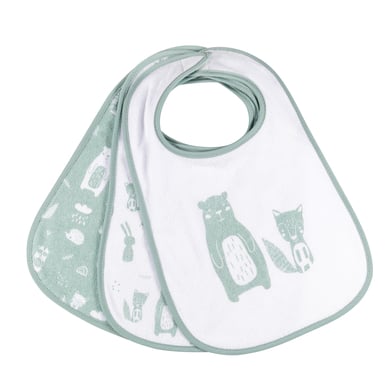 kindsgard Bavoirs enfant scratch happaklat menthe lot de 3