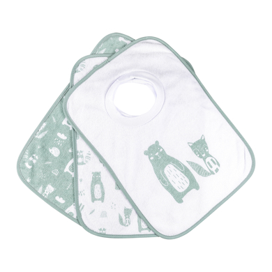 kindsgard Bavoirs enfant happaklat menthe lot de 3