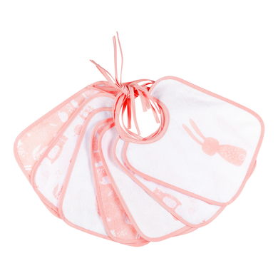 kindsgard Bavoirs enfant happaklat rose lot de 7