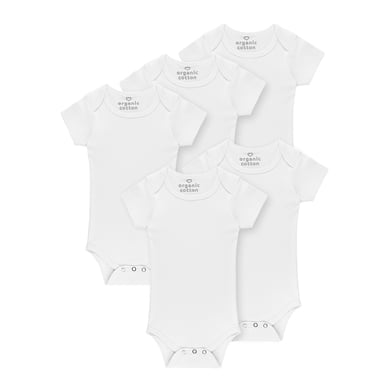 kindsgard Body enfant trunder manches courtes blanc lot de 5