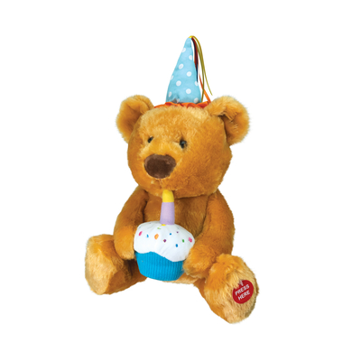 XTREM Toys and Sports Peluche nounours chanteur d'anniversaire 27 cm