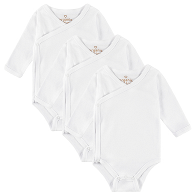 kindsgard Body cache-coeur trunder manches longues blanc lot de 3