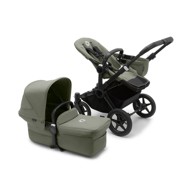 bugaboo Poussette duo combinée 2en1 Donkey 5 Mono Complete Black/Forest Green