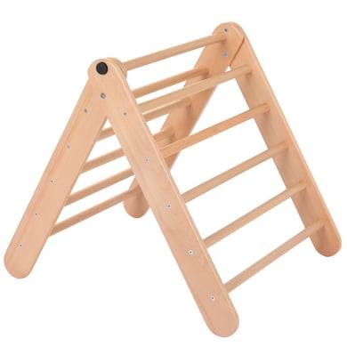 kindsgard Echelle d'escalade triangulaire enfant klatremand bois naturel