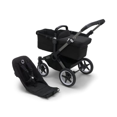 Bilde av Bugaboo Combi Barnevogn Donkey 5 Base Graphite/mig Night Black