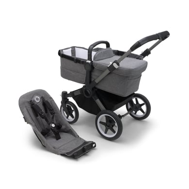 Bilde av Bugaboo Combi Barnevogn Donkey 5 Base Graphite/grey Melange