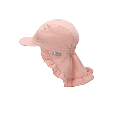 Sterntaler Casquette avec protection de nuque rose