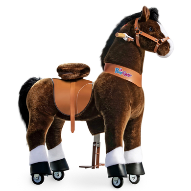 PonyCycle® Cheval à monter enfant Chocolate Brown