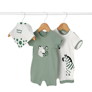 Mayoral grenouillères courtes pack de