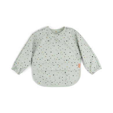 Done by Deer™ Bavoir enfant manches Happy dots vert