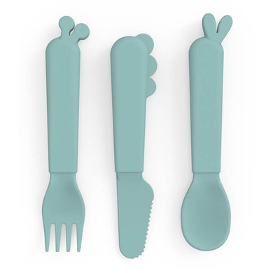 Done by Deer™ Couverts enfant Kiddish Deer friends bleu