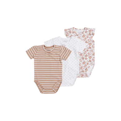 Hust & Claire Body à manches courtes Barba White 3 pièces