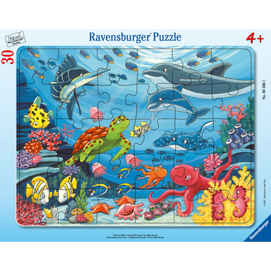 Image of Ravensburger Puzzle con cornice - Giù nel mare 30 pezzi