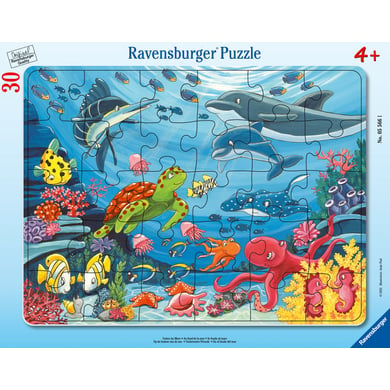 Levně Ravensburger Rámové puzzle - Dole v moři 30 dílků