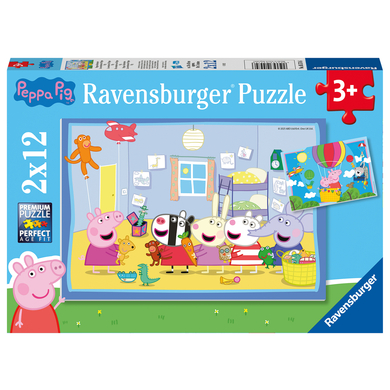 Levně Ravensburger 2x12 Puzzle - Peppova dobrodružství