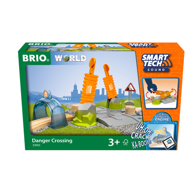 Levně BRIO ® Smart Tech Sound Adventure Železniční přejezd