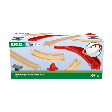 BRIO® Pack rails de montage et vallée pour circuit de train 33995