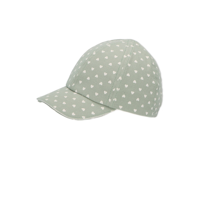 Image of Sterntaler Cappellino da baseball Hearts verde medio059